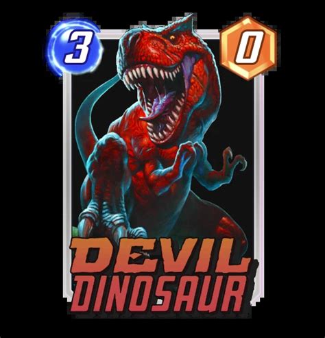 Devil Dinosaur Marvel Snap Card Database