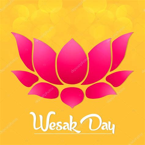 May we all be well and happy. Wesak Day Background — Stock Vector © awdsin.gmail.com ...
