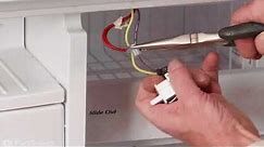 GE Refrigerator Repair - How to Replace the Light Switch (GE Part# WR23X21073)