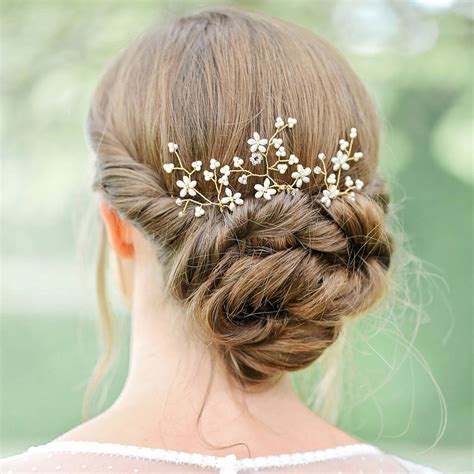 Bridal Hair Pins Wild Blossom By Donna Crain