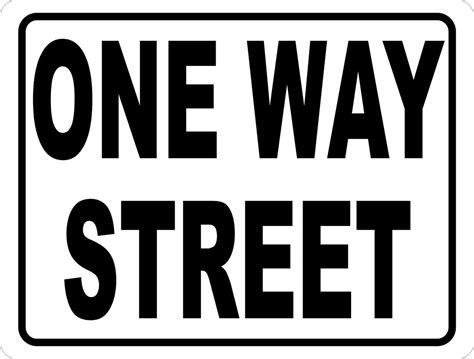 One Way Street Sign Signs By Salagraphics