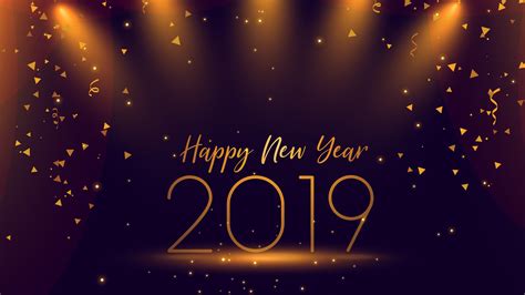 New Year 2019 5k Lighting Background Wallpaper Hd Wallpapers