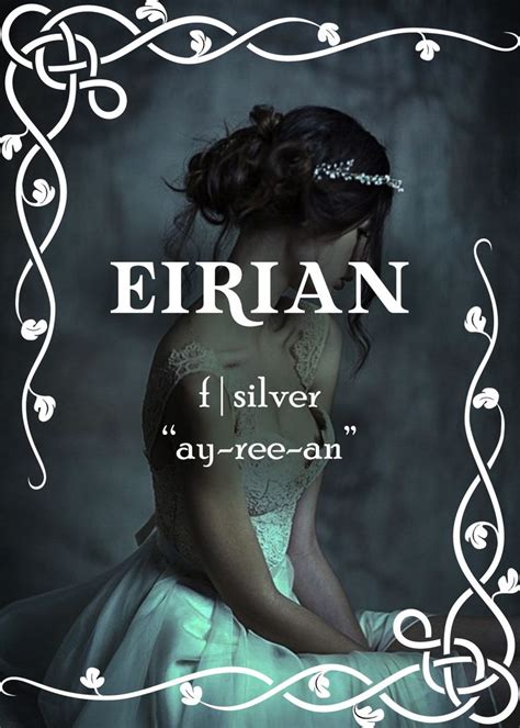 Female Fantasy Name Eirian Fantasy Names Female Character Names
