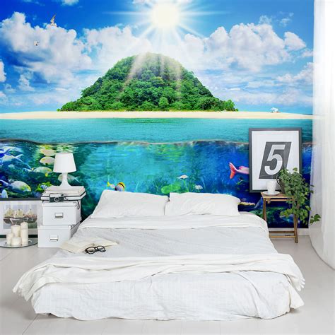 Alibaba.com offers 2,233 bedroom wall mural products. Island Sea Life Wall Mural