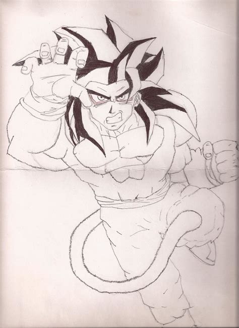 Goku Fase 4 Por Masterchief Dibujando