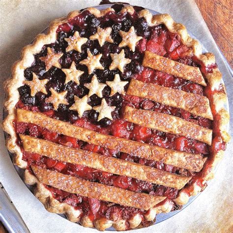 American Flag Pie Flourish King Arthur Flour American Flag Pie American Flag Pie Recipe