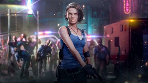 Jill Valentine Resident Evil 3 Remake Wallpaper Engine Youtube