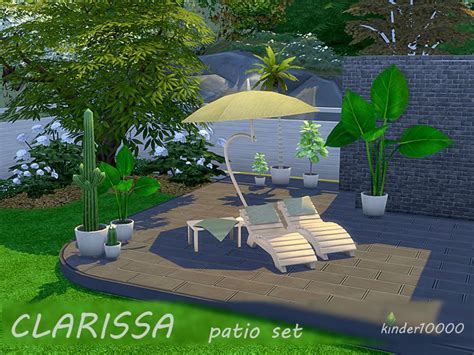 Sims 4 cc furniture modern furniture garden furniture sets outdoor furniture sets sims 4 modern house sims 4 bedroom organic gardening magazine outdoor sofa outdoor decor. Clarissa patio set- Found in TSR Category 'Sims 4 Garden Sets' | Garten, Puppenhaus, Gartenmöbel