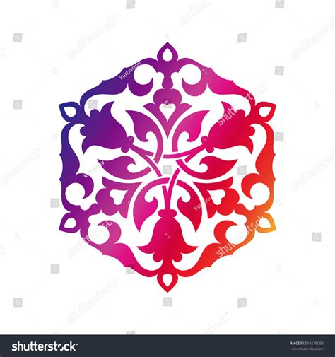Using the ellipse tool (l) create an oval and apply the fill color r=113, g=20, b=113. Arabic Oriental Ornament, Floral Pattern Motif, Arabesque ...
