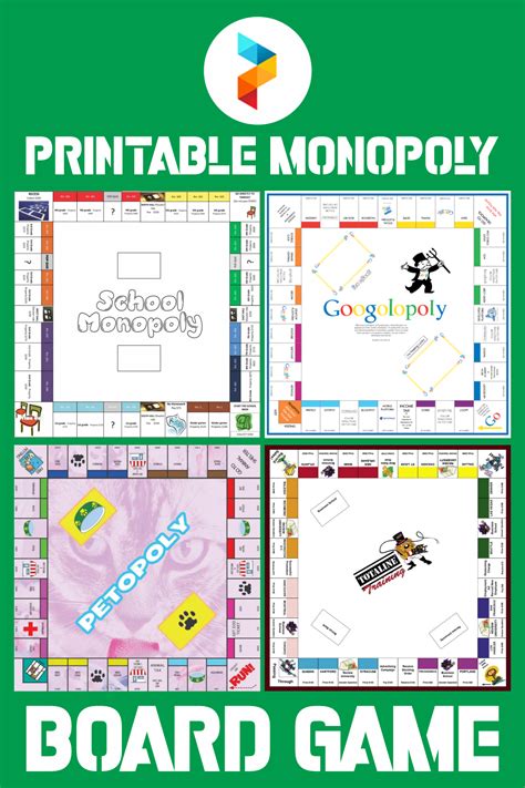 10 Best Printable Monopoly Board Game Pdf For Free At Printablee
