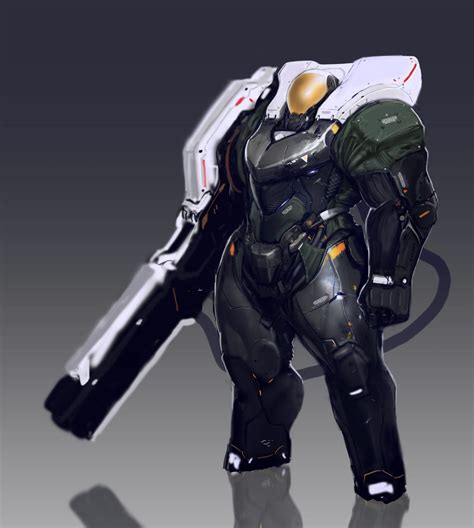Futuristic Armour Armor Concept Concept Art Characters