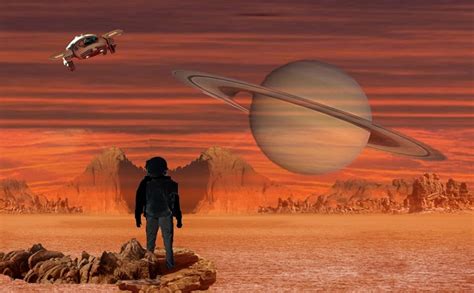 Titan Hard Science Fiction Adventure Colonizing Saturns