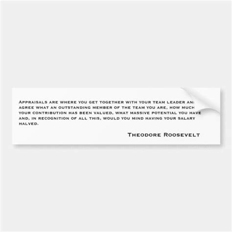 Theodore Roosevelt Quotes 6 Car Bumper Sticker Zazzle