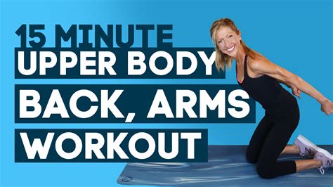 Minute Upper Body Workout Caroline Jordan