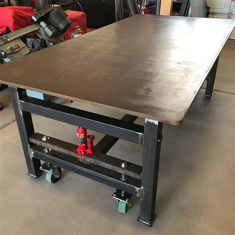 Throwback To The Lb Table Build In Top Adjustable Feet And Jacks To Raise