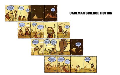 Caveman Comic Strip Text Comics Caveman Science Fiction Humor Hd