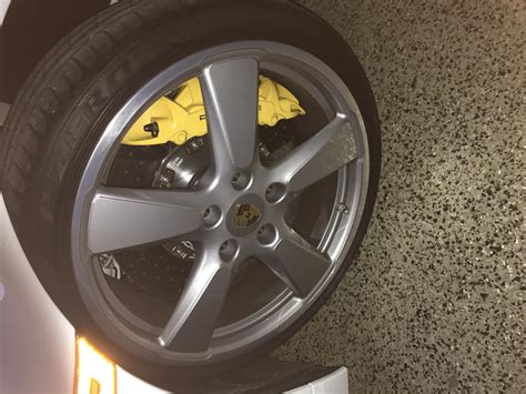 Porsche Oem 20 991 Sport Classic Wheel Tire Tpms Set Taken Off 2015