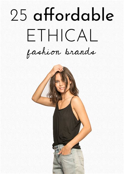 25 Affordable Ethical and Sustainable Fashion Brands — Sustainably Chic | Ethical fashion ...