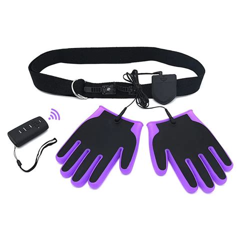 electric shock gloves medical themed toys pulse physical therapy gloves full body massager