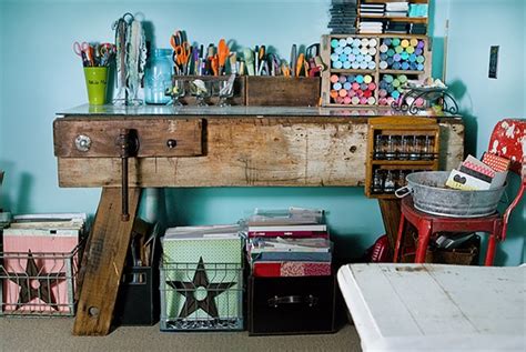 See more ideas about craft room, craft room organization, craft room storage. Craft Room-Vintage Style - EverythingEtsy.com