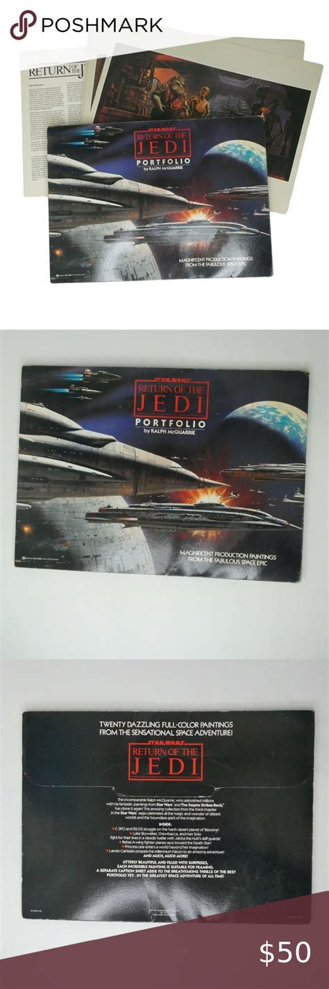 Return Of The Jedi Portfolio Painting Prints Star Wars Ralph Mcquarrie Ralph Mcquarrie