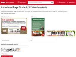 Rewe Geschenkkarten Guthaben Abfrage Deutschland Gcb Today
