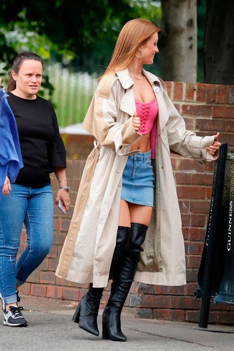 Maisie Smith Rocks Corset And Thigh High Boots As She Films First Tv
