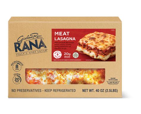 Rana Meat Lasagna Aldi Us