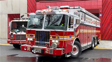 🌟 First Run 🌟 Fdny Brand New Rescue 2 Responding Using Yelp To A 10 75