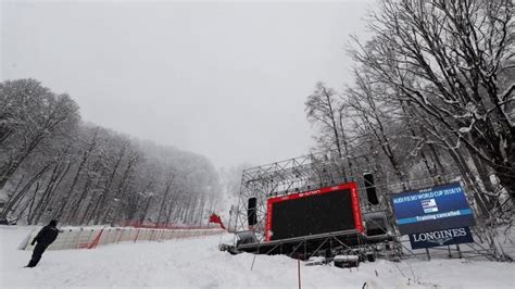Downhill Training Cancelled Again Due To Weather At Sochi Olympic