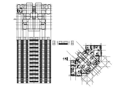 Apartment Design Plans With Basic Working Drawing Autocad File Cadbull