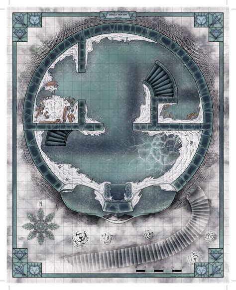 Battle Map From Icewind Dale Rime Of The Frostmaiden Icewind Dale