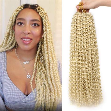 Buy Leeven 24 Inch Long Water Wave Crochet Hair For Passion Twist 7