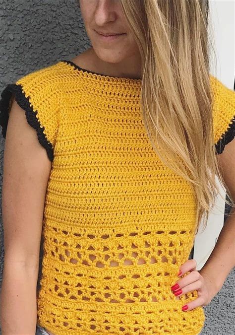 48 pretty and cool best crochet tops patterns images part 36 crochet top pattern crochet top