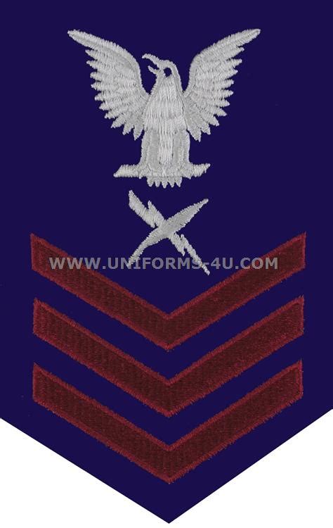 Uscg Intelligence Specialist Is Dress Blue Rating Badge