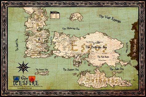 34 Map Of The Wall Game Of Thrones Maps Database Source