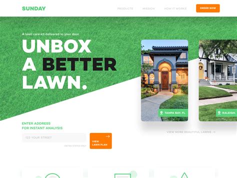 It was founded in 2018 and currently sells custom lawn care fertilizers and weed control products made from natural ingredients, like seaweed and molasses. Sunday Lawn in 2020 | Lawn design, Lawn, Lawn care