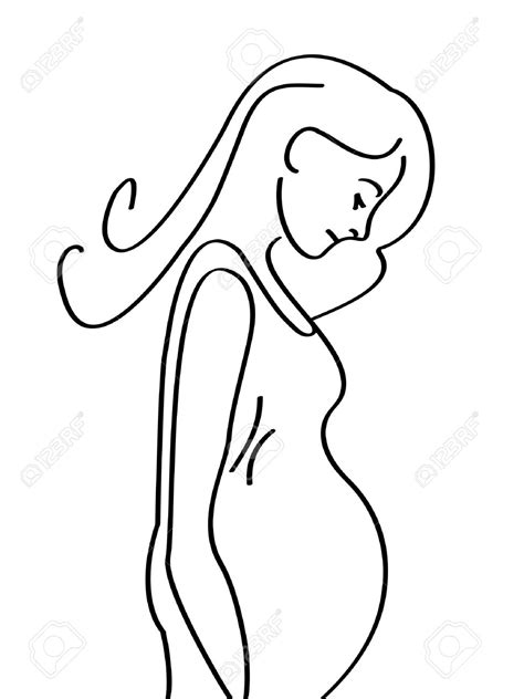 Pregnant Woman Drawing At Getdrawings Free Download