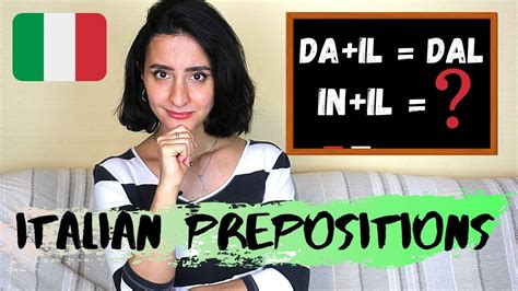 Learn How To Use ITALIAN PREPOSITIONS Properly Preposizioni Semplici