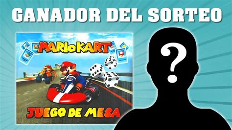 We would like to show you a description here but the site won't allow us. Ganador del Sorteo del Juego de Mesa de Mario Kart | Te ...