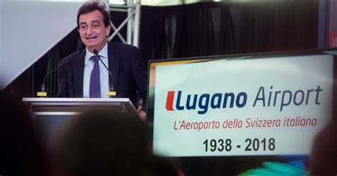 Since 2013 he has been mayor of lugano. Marco Borradori alla testa di Lugano Airport