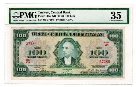 100 Lira Turkey Numista