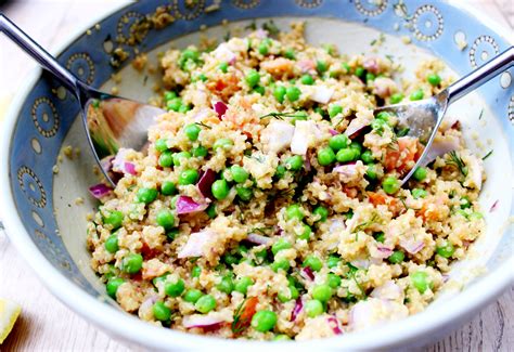 Smoked Salmon And Pea Quinoa Salad The Little Green Spoon