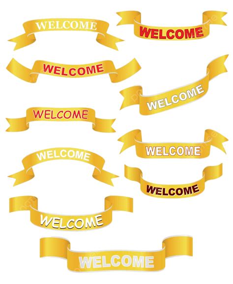 Set Of Welcome Banners Unveiling Retro Opening Vector Unveiling Retro