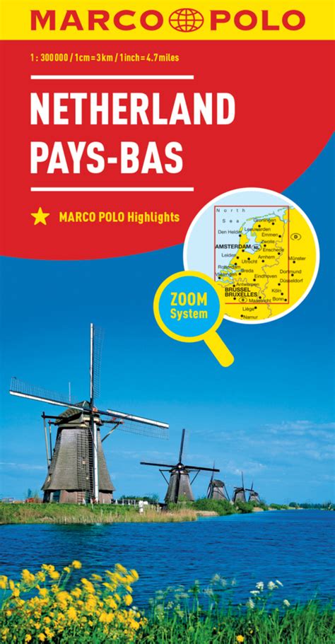 Wegenkaart Landkaart Netherlands Nederland Marco Polo 9783829739658 Kopen