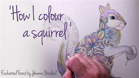 How I Colour A Squirrel How To Version Enchanted