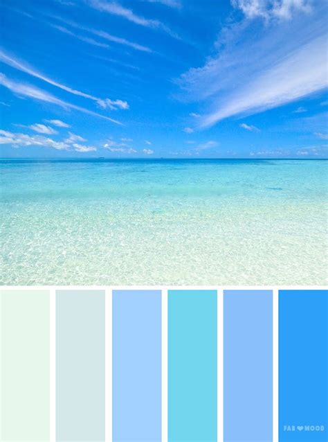 Blue Sea Inspired Color Palette Blue Sea Color Scheme Цвета дома
