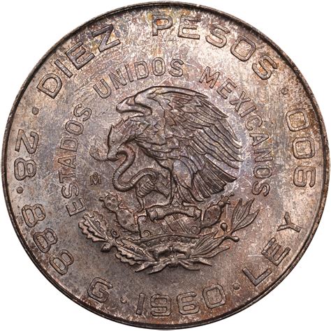We did not find results for: 1960 Mexico 10 Pesos KM 476 Prices & Values | NGC