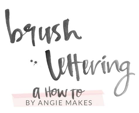 A capture box is overlaid over the font in the image file. How to Make Modern Brush Lettering - Angie Makes