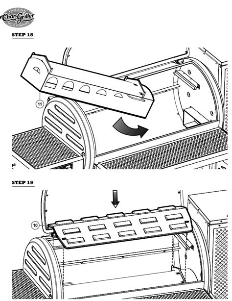 Char Griller Gravity Fed 980 Charcoal Grill Installation Guide